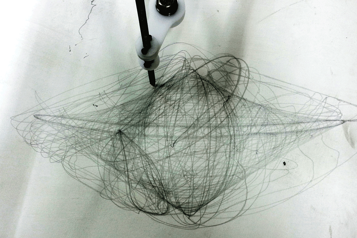 Drawing for the reflection of accustic data collection