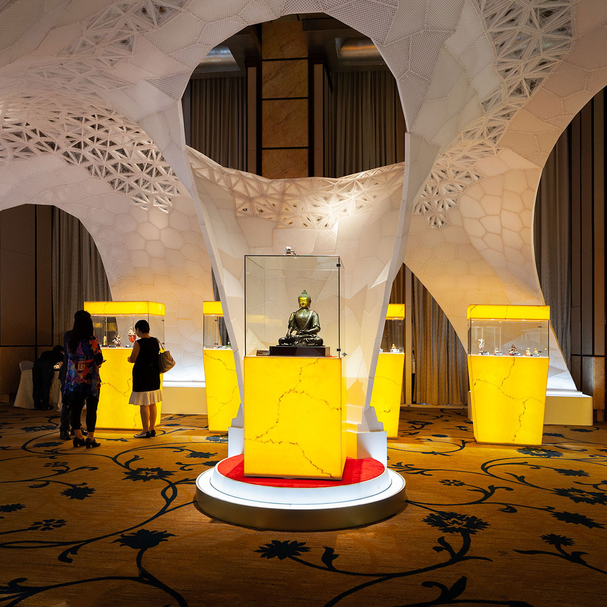 Center vault of the pavilion