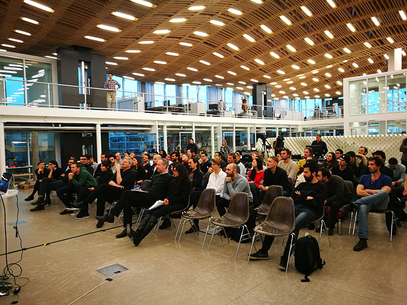 Lecture hall in department of building technology