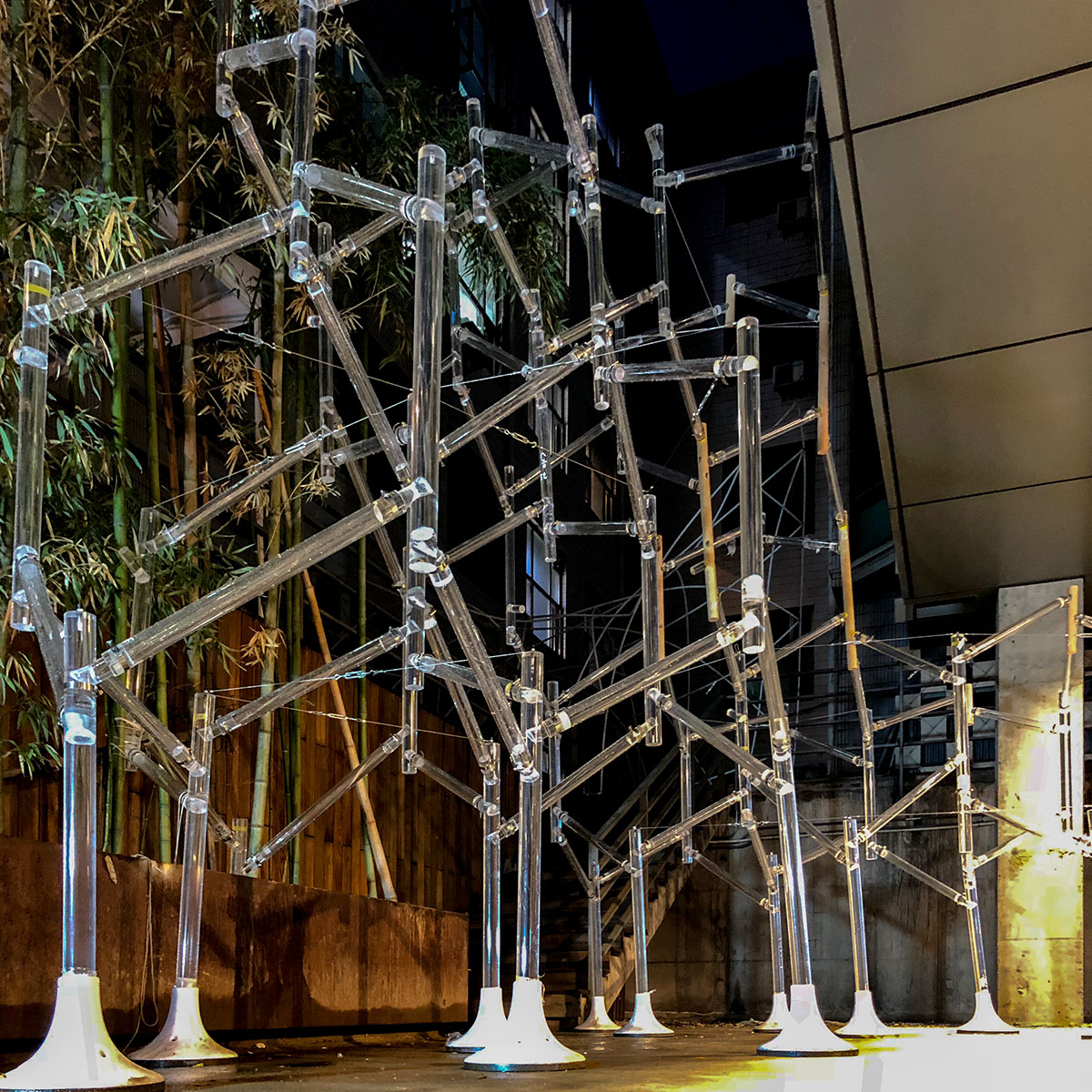 Day view of the final installation